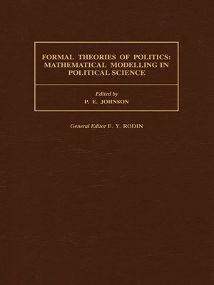 cover image of Formal Theories of Politics